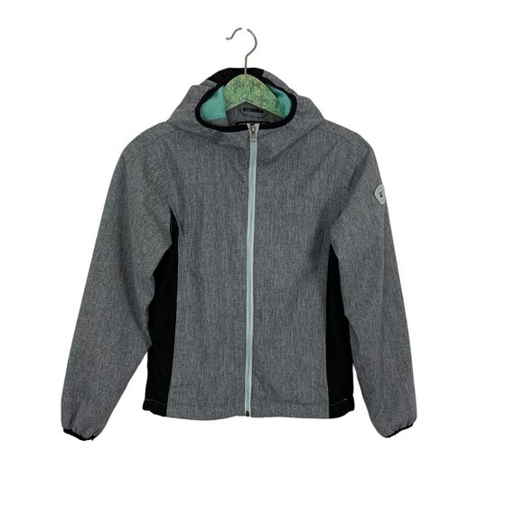 Killtec Girls Jacket 12 Gray Zip Up Waterproof Windproof Outdoor Winter - Picture 1 of 6